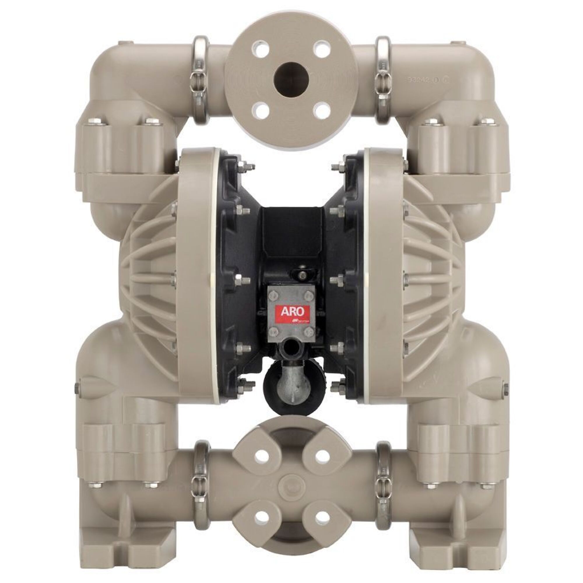 ARO Ingersoll Rand 1 1/2in. Air Operated Diaphragm Pump, Flow 100 GPM, Inlet Port 1-1/2 in, Outlet Port 1-1/2 in, Model# 6661T4-444-C